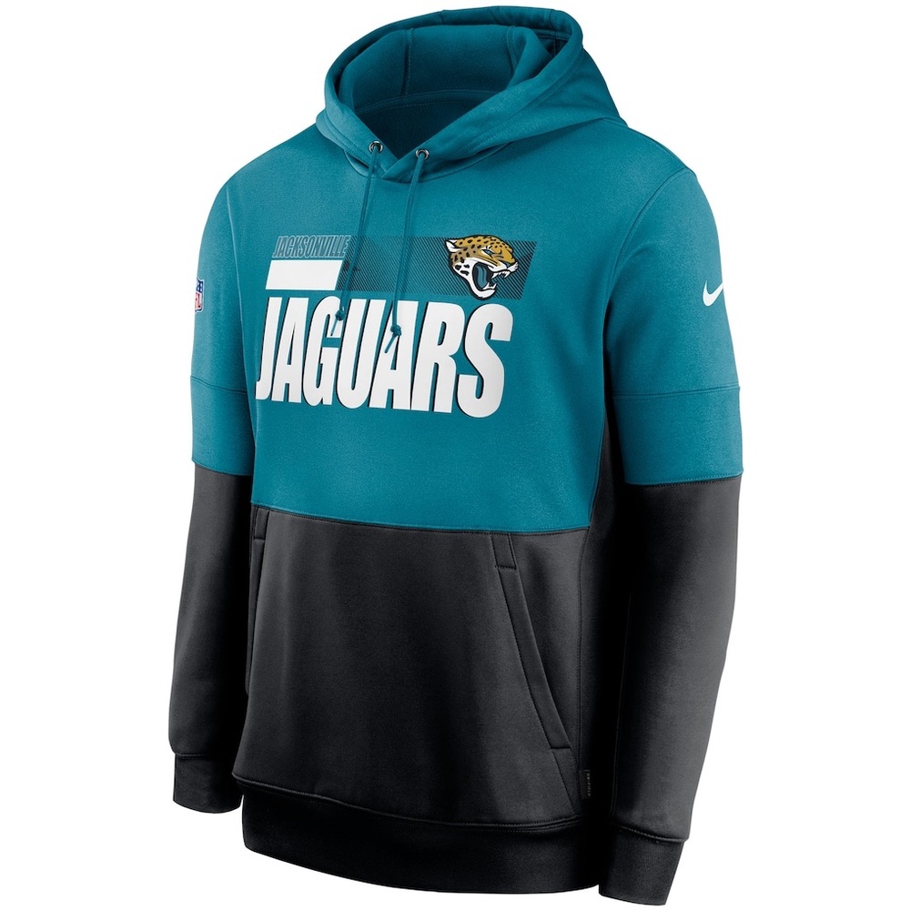 Teal and Black Jaguars Hoodie